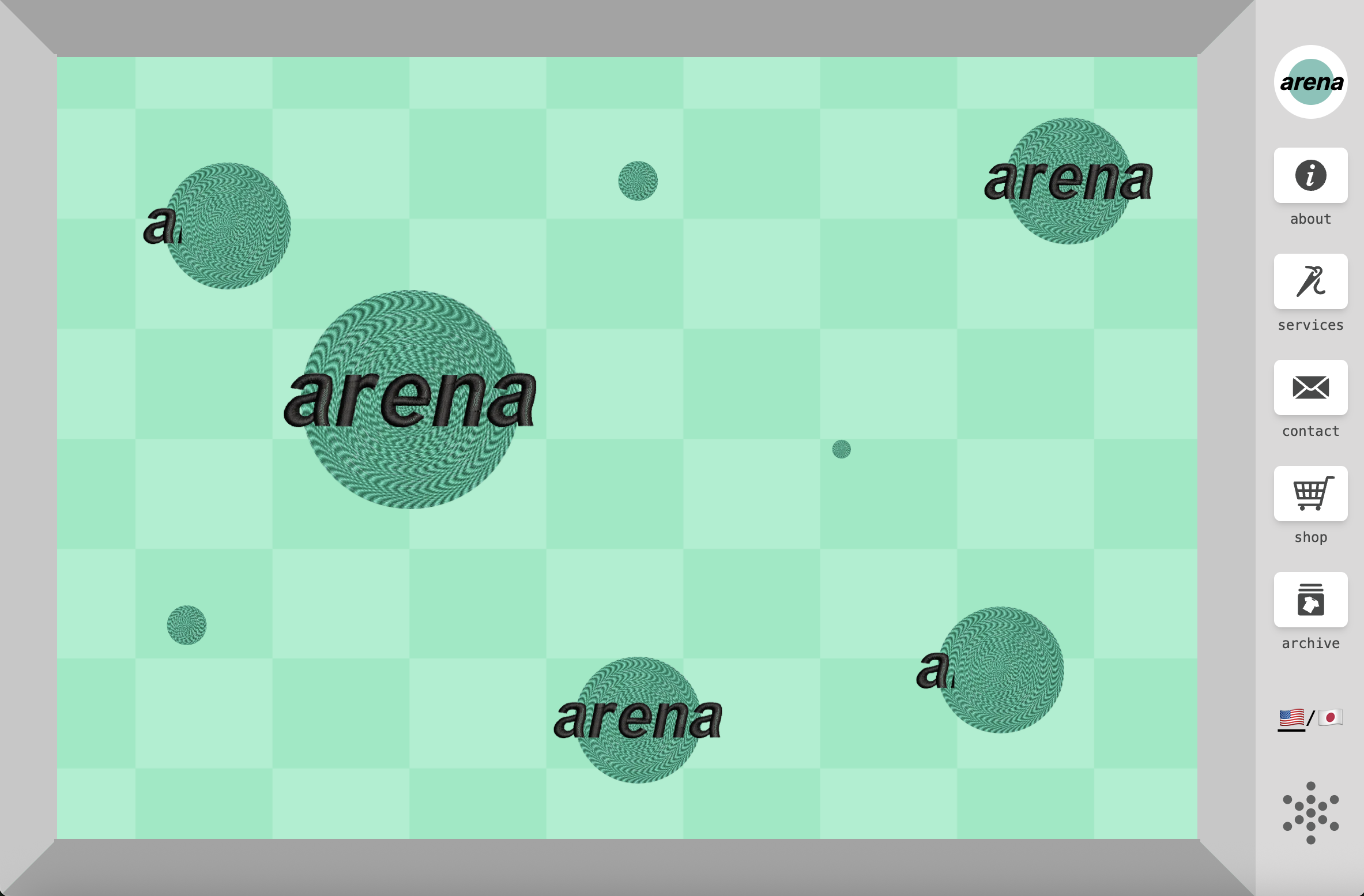 Arena — CSS animation mimicking embroidery software rendering